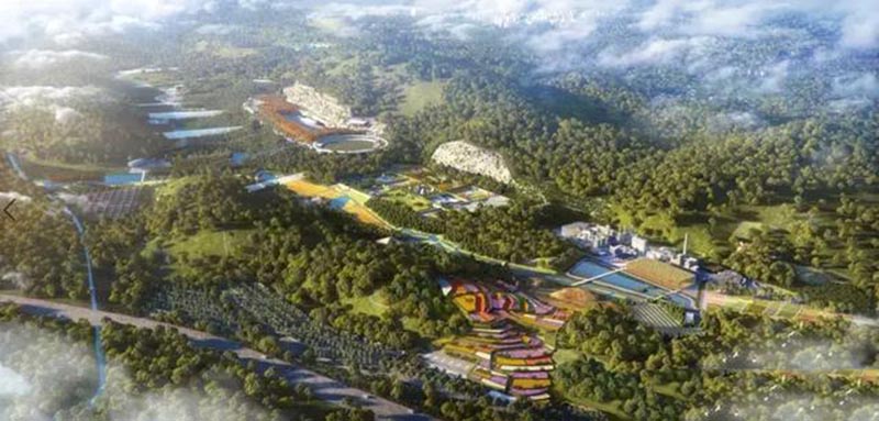 南京園博園穹蓋式膜結(jié)構(gòu)棚項目進入膜布安裝階段