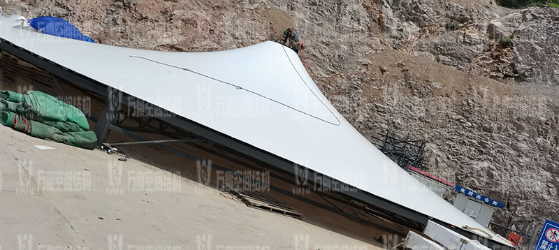 南京園博園穹蓋式膜結(jié)構(gòu)棚項目最新進展