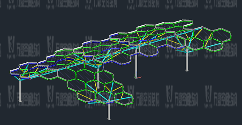 樂清鐵定溜溜樂園膜結構工程位于浙江省溫州市樂清市，項目鋼膜結構雨棚包括6號商業(yè)街蜂窩狀ETFE膜結構、檢票口PTFE膜結構、售票口PVDF膜結構。    目前，售票口、檢票口已全部完成；6號商業(yè)街支撐結構已安裝完成，正在吊裝網殼，網殼共分為11片，正在吊裝第3片。  樂清鐵定溜溜樂園膜結構工程商業(yè)街網殼吊裝中  樂清鐵定溜溜樂園膜結構工程商業(yè)街網殼吊裝中  樂清鐵定溜溜樂園膜結構工程商業(yè)街網殼吊裝中  樂清鐵定溜溜樂園膜結構工程商業(yè)街網殼吊裝中  樂清鐵定溜溜樂園膜結構工程商業(yè)街網殼吊裝中    期待整個工程的完工，來領略它別致的風采。