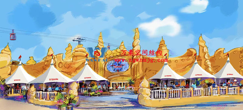 上海海昌海洋公園鋼膜結(jié)構(gòu)工程完工 上海海昌海洋公園鋼膜結(jié)構(gòu)工程完工