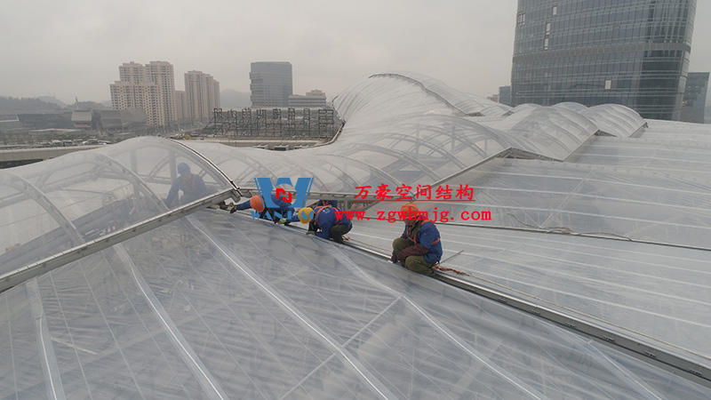 遵義高鐵新城ETFE天幕膜結(jié)構(gòu)項(xiàng)目 遵義高鐵新城ETFE天幕膜結(jié)構(gòu)項(xiàng)目