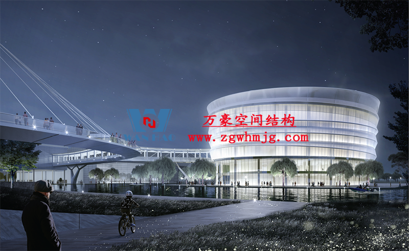 紹興國際會展中心PTFE網(wǎng)格織物幕墻項目 紹興國際會展中心PTFE網(wǎng)格織物幕墻項目