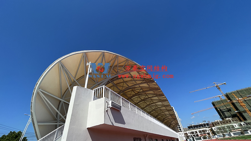 龍泉市體育場(chǎng)鋼膜結(jié)構(gòu)工程完工 龍泉市體育場(chǎng)鋼膜結(jié)構(gòu)工程完工