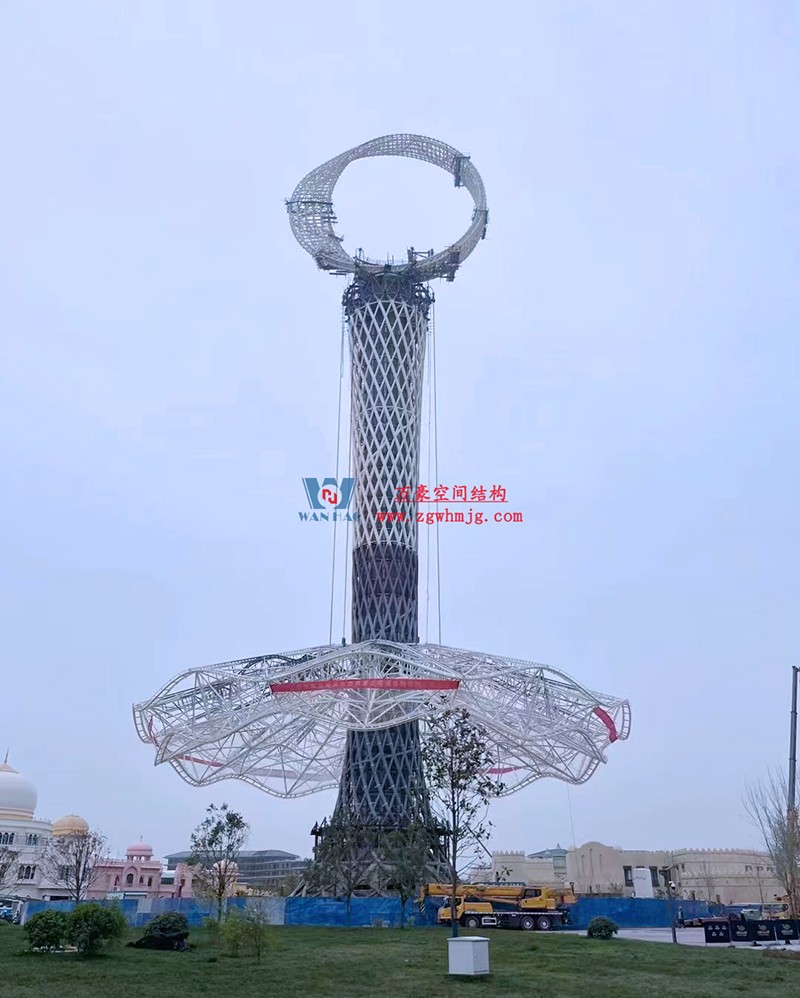 I TOWER-芭蕾舞者裙擺提升安裝階段完美收官！