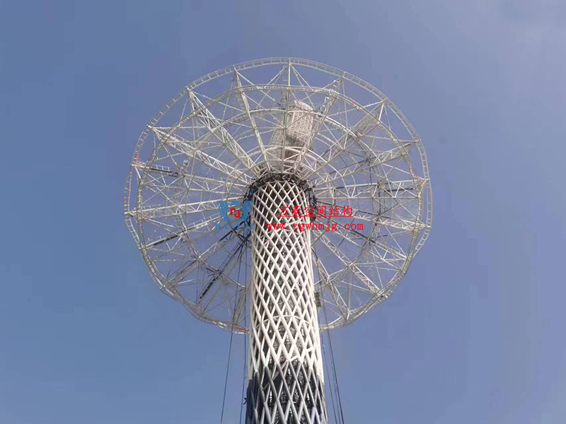 I TOWER-芭蕾舞者裙擺提升安裝階段完美收官！