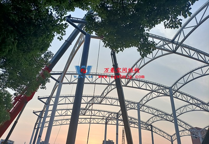 國網(wǎng)江西省電力有限公司培訓中心實訓基地改造膜結(jié)構(gòu)項目最新施工進度