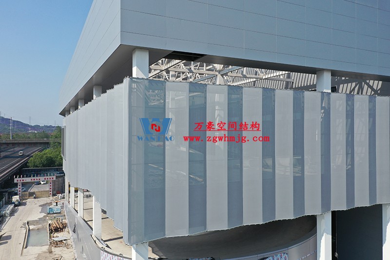 紹興國際會(huì)展中心C1區(qū)展廳幕墻網(wǎng)格膜工程 紹興國際會(huì)展中心C1區(qū)展廳幕墻網(wǎng)格膜工程