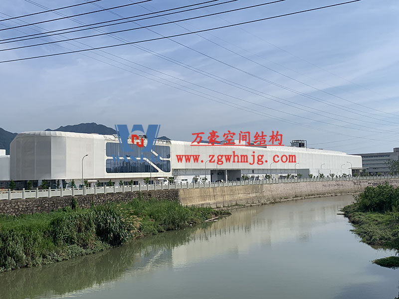 寧波益富樂公司新廠房外立面PTFE網(wǎng)格膜結(jié)構(gòu)工程 寧波益富樂公司新廠房外立面PTFE網(wǎng)格膜結(jié)構(gòu)工程