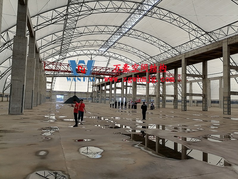 內(nèi)蒙能源長(zhǎng)城五礦選煤廠鋼骨架膜棚建設(shè)項(xiàng)目 內(nèi)蒙能源長(zhǎng)城五礦選煤廠鋼骨架膜棚建設(shè)項(xiàng)目