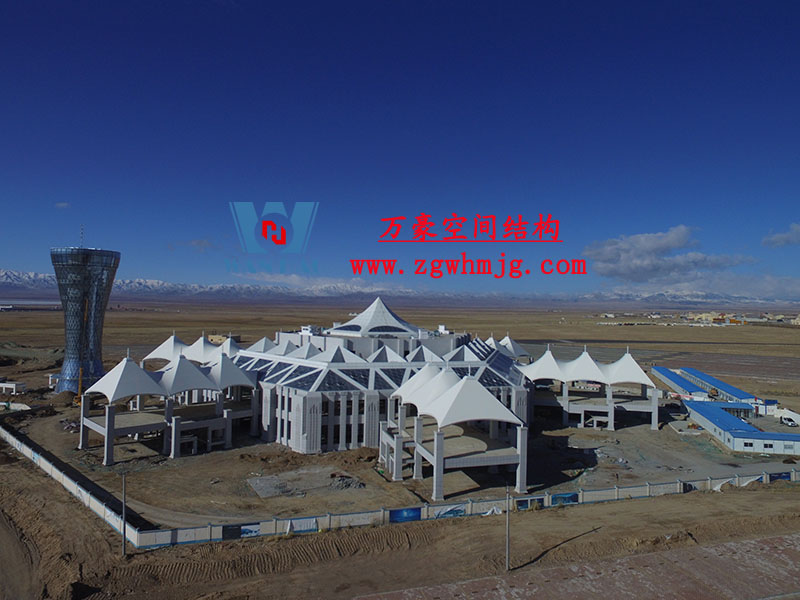 青海茶卡鹽湖天空之境集散中心鋼膜結(jié)構(gòu)項目 青海茶卡鹽湖天空之境集散中心鋼膜結(jié)構(gòu)項目