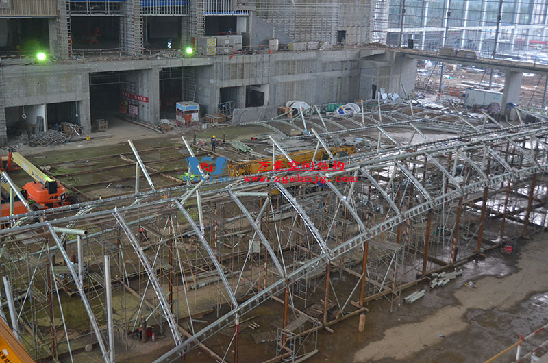 紅島國際會議中心異型鋼結(jié)構(gòu)項目