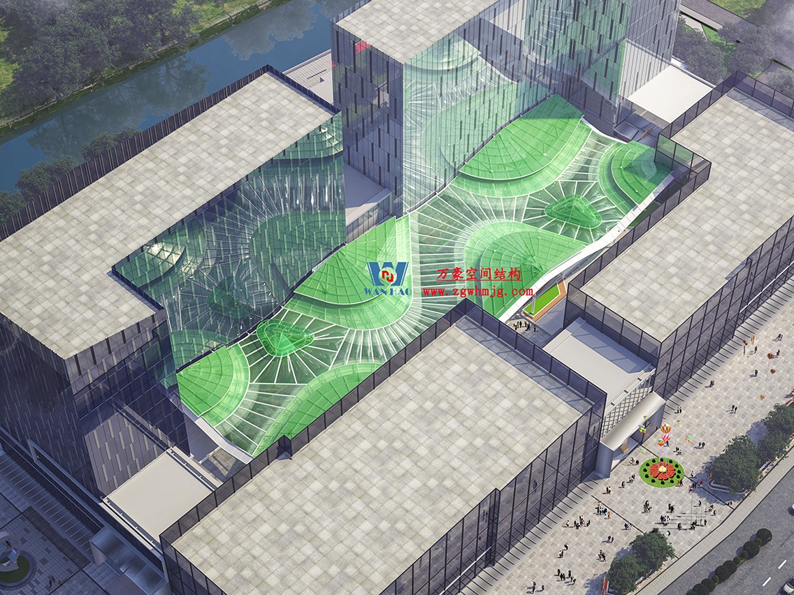 博多森谷項目中庭鋼膜結(jié)構(gòu)工程 博多森谷項目中庭鋼膜結(jié)構(gòu)工程