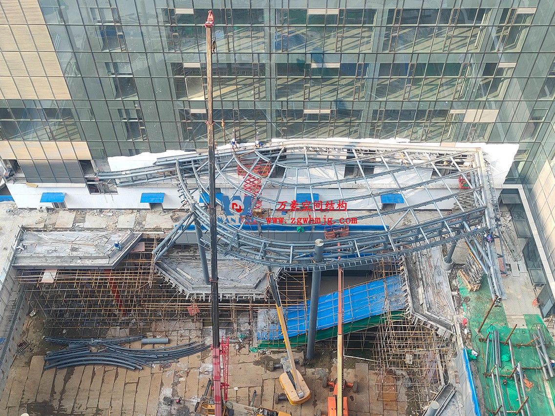 博多森谷項目中庭鋼膜結(jié)構(gòu)工程 博多森谷項目中庭鋼膜結(jié)構(gòu)工程