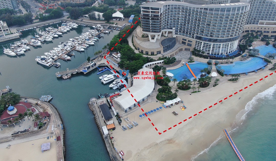 恭喜中標-京基大梅沙酒店多功能活動廳鋼膜結構工程 恭喜中標-京基大梅沙酒店多功能活動廳鋼膜結構工程