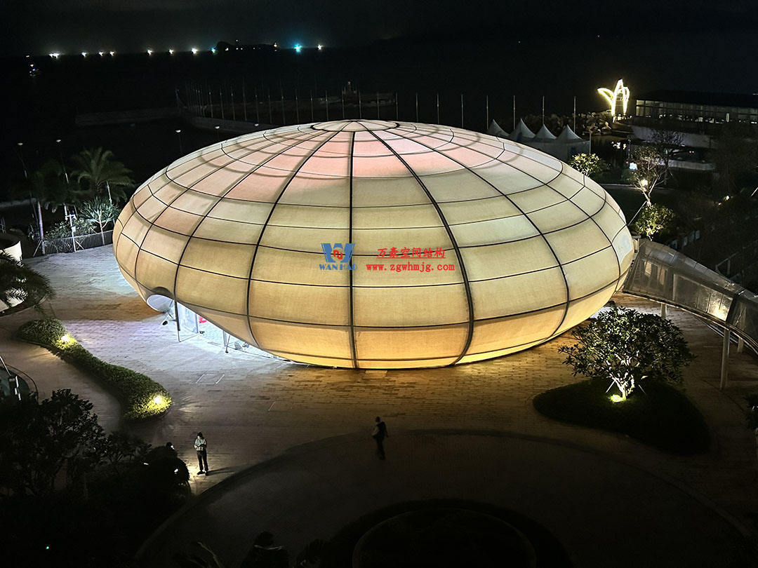 京基大梅沙酒店多功能活動廳鋼膜結構項目 京基大梅沙酒店多功能活動廳鋼膜結構項目
