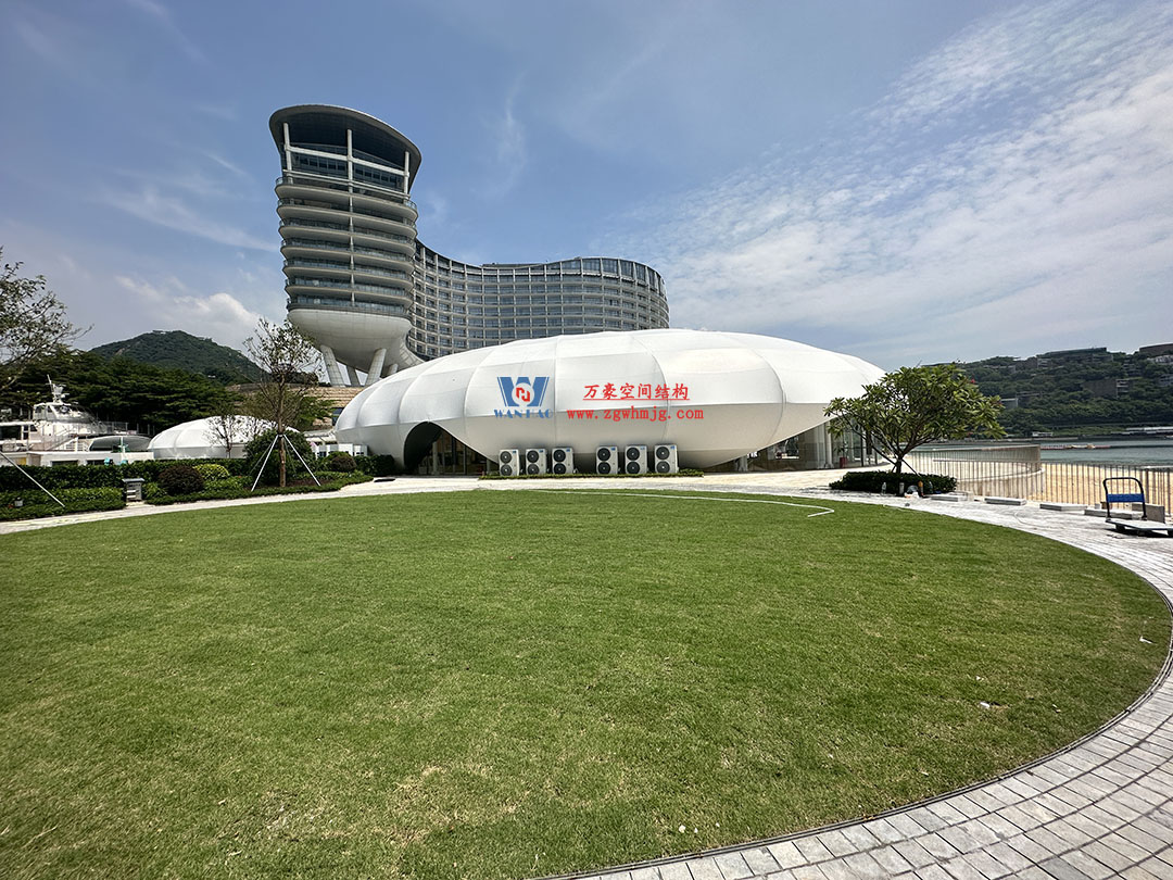 京基大梅沙酒店多功能活動廳鋼膜結構項目 京基大梅沙酒店多功能活動廳鋼膜結構項目