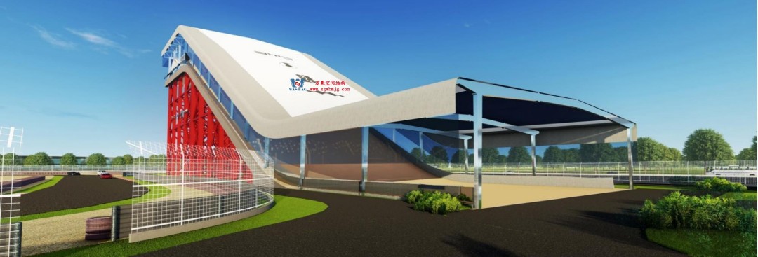 比亞迪紹興嵊州賽車場干拔沙坡觀景平臺鋼結(jié)構(gòu)項目 比亞迪紹興嵊州賽車場干拔沙坡觀景平臺鋼結(jié)構(gòu)項目