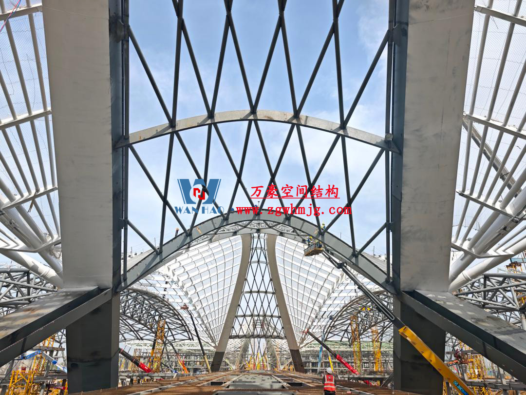 鄭州中原高鐵港數(shù)字展貿(mào)城ETFE膜結(jié)構(gòu) PTFE膜結(jié)構(gòu)項(xiàng)目 鄭州中原高鐵港數(shù)字展貿(mào)城ETFE膜結(jié)構(gòu) PTFE膜結(jié)構(gòu)項(xiàng)目