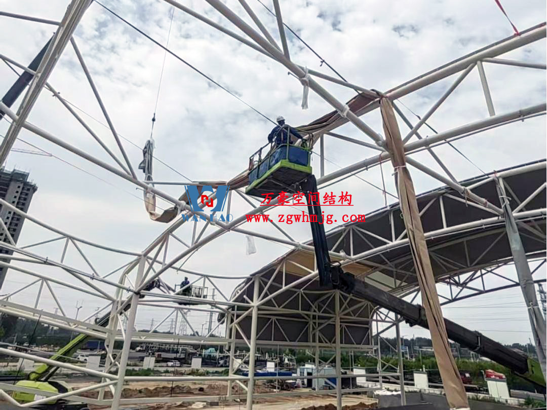 鄭州比亞迪沙坡PTFE膜結(jié)構(gòu)工程 鄭州比亞迪沙坡PTFE膜結(jié)構(gòu)工程