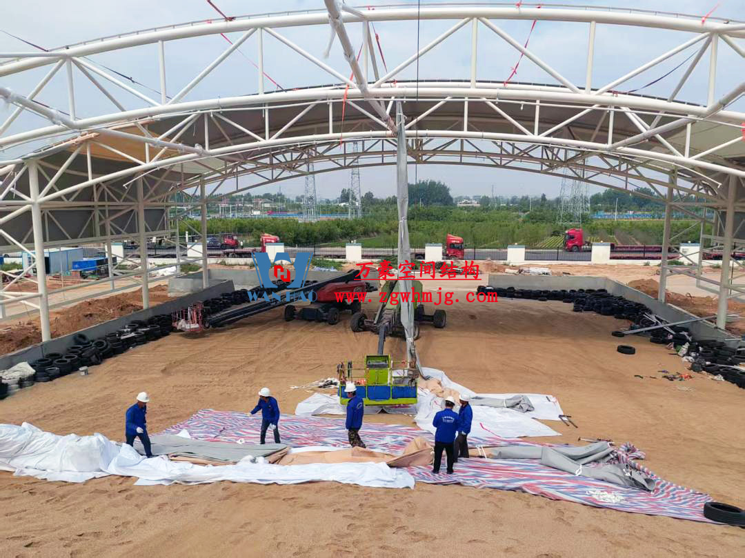 鄭州比亞迪沙坡PTFE膜結(jié)構(gòu)工程 鄭州比亞迪沙坡PTFE膜結(jié)構(gòu)工程