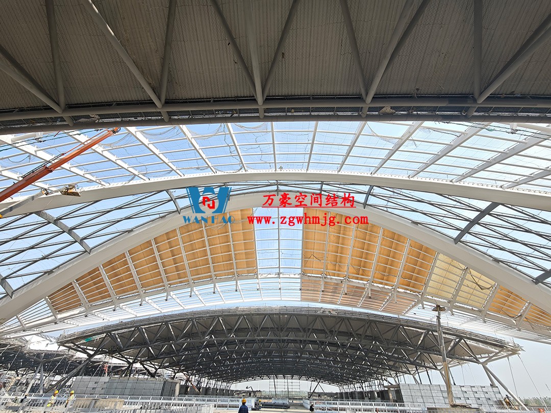 鄭州中原高鐵港數(shù)字展貿(mào)城ETFE膜結(jié)構(gòu) PTFE膜結(jié)構(gòu)項(xiàng)目