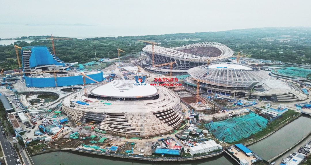 緊跟“蘇超熱浪”，火熱施工中，一只白鷺即將振翅高飛！