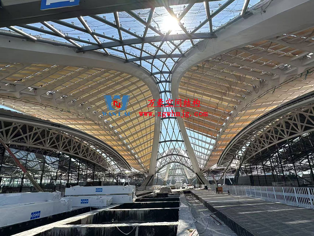 鄭州中原高鐵港數(shù)字展貿(mào)城ETFE PTFE膜結(jié)構(gòu)項目 鄭州中原高鐵港數(shù)字展貿(mào)城ETFE PTFE膜結(jié)構(gòu)項目