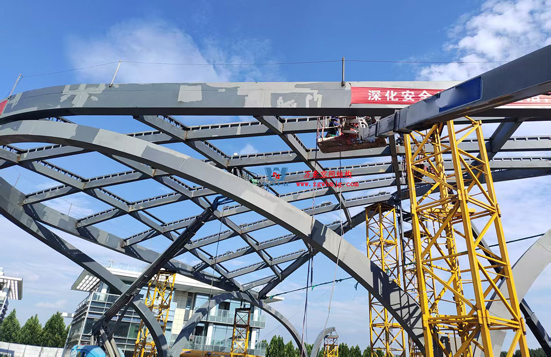 ETFE氣枕膜與雙曲面空間網(wǎng)殼結(jié)構(gòu)結(jié)合是什么樣？一起來一睹真容