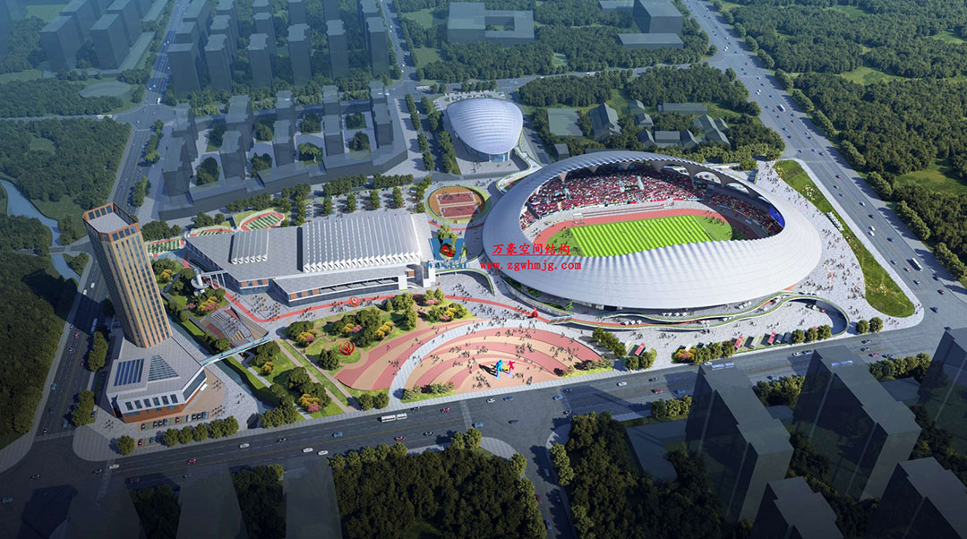 萬(wàn)豪中標(biāo)-山東蓬萊PEFE膜結(jié)構(gòu)體育場(chǎng)