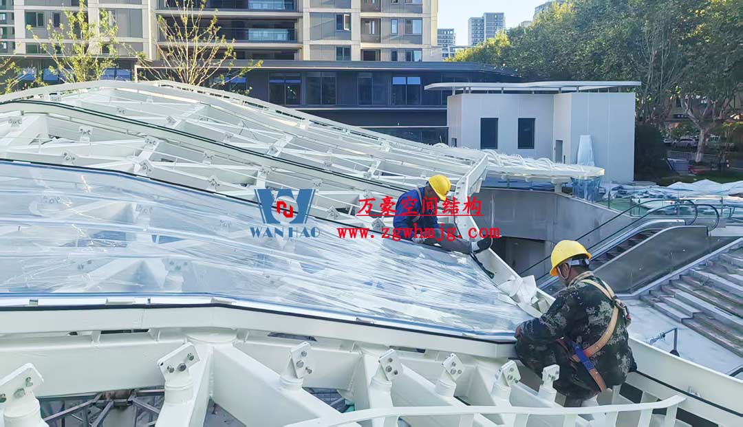 安吉縣人民路地塊房產(chǎn)開發(fā)ETFE膜結(jié)構(gòu)項目