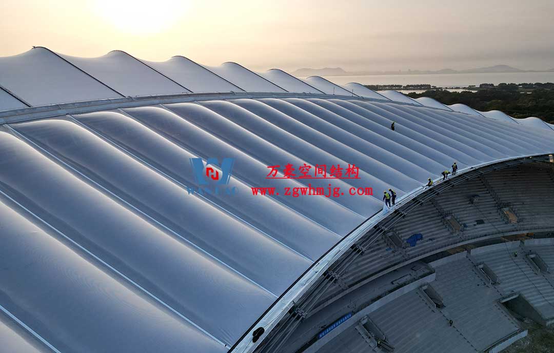 無錫奧林匹克體育產(chǎn)業(yè)中心ETFE膜結(jié)構(gòu)項目 無錫奧林匹克體育產(chǎn)業(yè)中心ETFE膜結(jié)構(gòu)項目