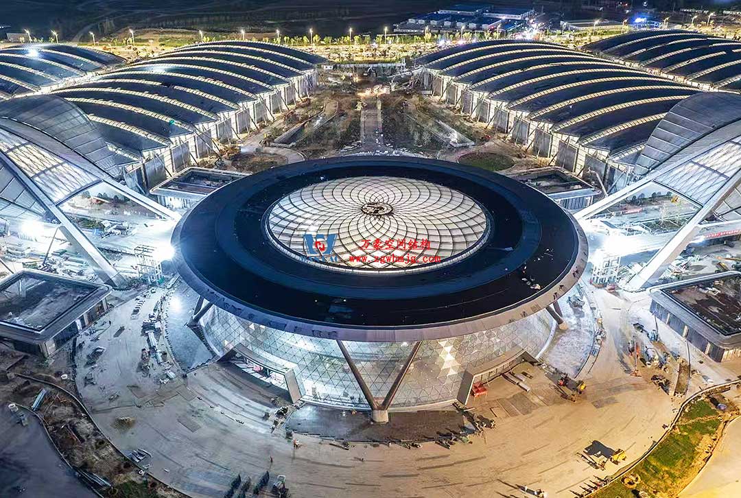 鄭州中原高鐵港數(shù)字展貿(mào)城ETFE膜結(jié)構(gòu) PTFE膜結(jié)構(gòu)工程 鄭州中原高鐵港數(shù)字展貿(mào)城ETFE膜結(jié)構(gòu) PTFE膜結(jié)構(gòu)工程