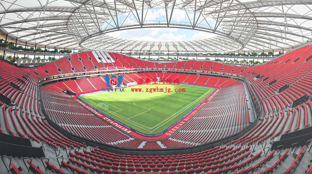 塞爾維亞國(guó)家足球場(chǎng)PTFE膜結(jié)構(gòu)項(xiàng)目 塞爾維亞國(guó)家足球場(chǎng)PTFE膜結(jié)構(gòu)項(xiàng)目