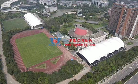 寧波諾丁漢大學室外運動場地改擴建項目膜結構工程
