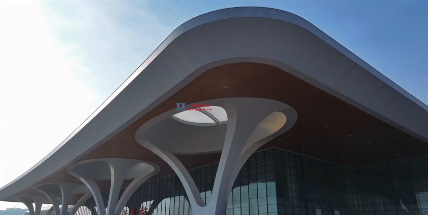 重慶東站|未來(lái)感爆棚的ETFE天幕