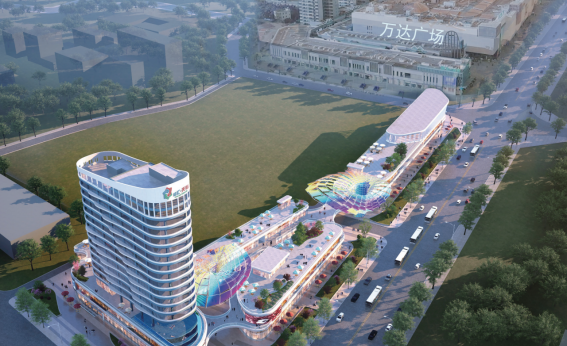 廣州茂名總匯天街商業(yè)街ETFE膜結(jié)構(gòu)項目