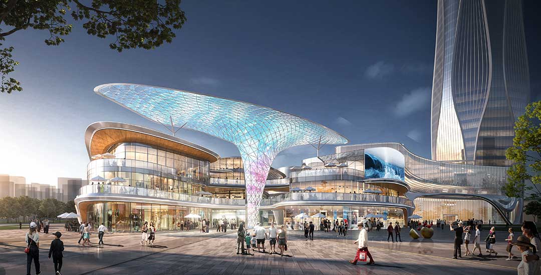 喜報！浙江萬豪集團成功中標桐鄉(xiāng)振石廣場商業(yè)天幕膜結(jié)構(gòu)項目